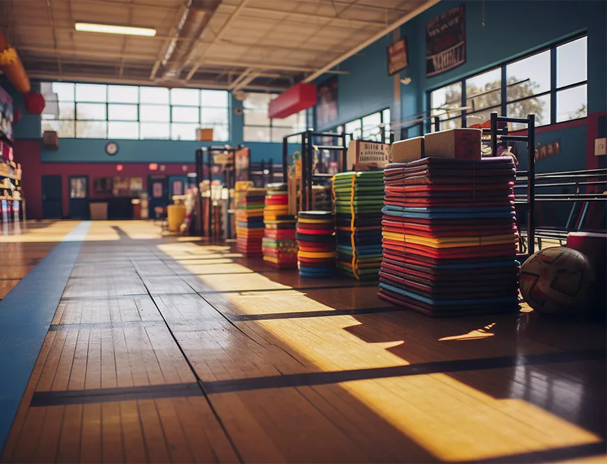 Solutions de Stockage et chariots pour gymnases