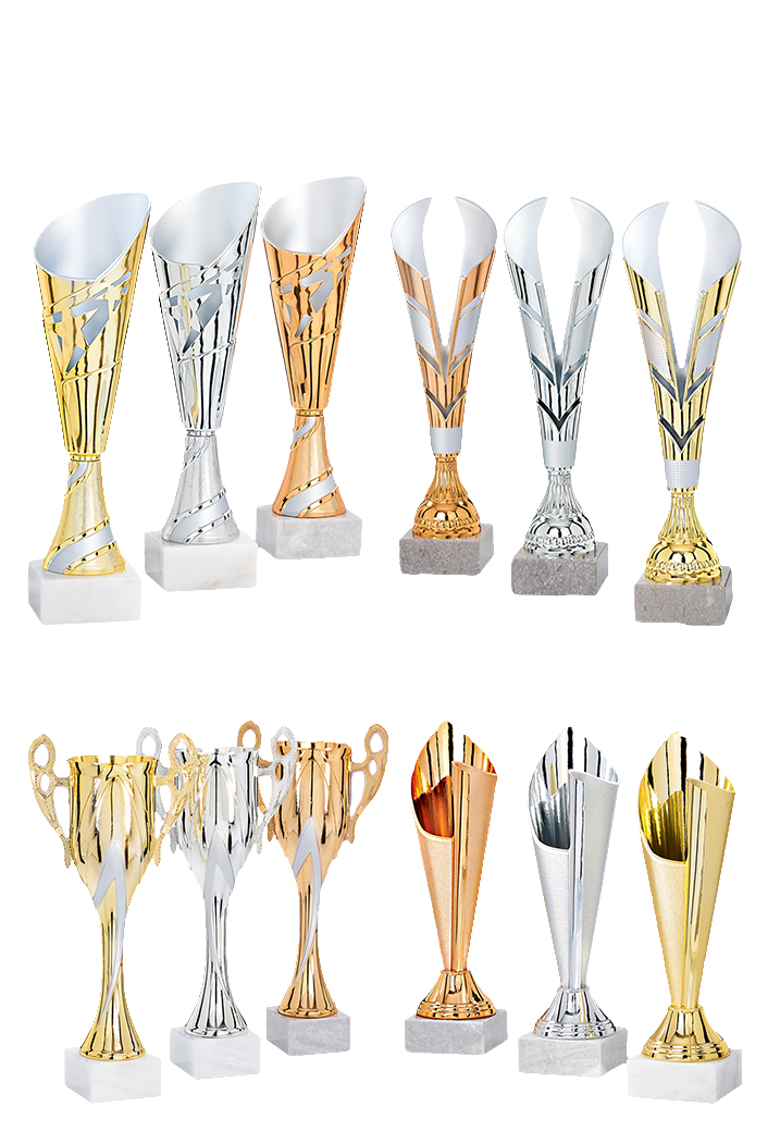LOT DE 12 COUPES H.MOYENNE 27,4 CM 2025-2