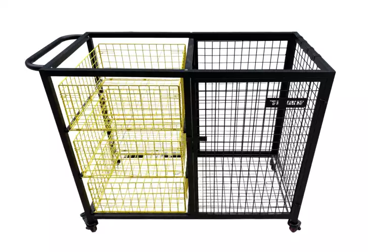 CAGE DE RANGEMENT AVEC ROUES