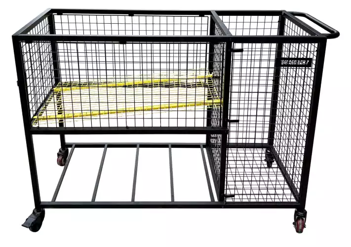 CAGE DE RANGEMENT MULTIFONCTIONS AVEC ROUES