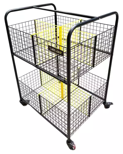 CHARIOT DE RANGEMENT COMPATIMENTE AVEC ROUES