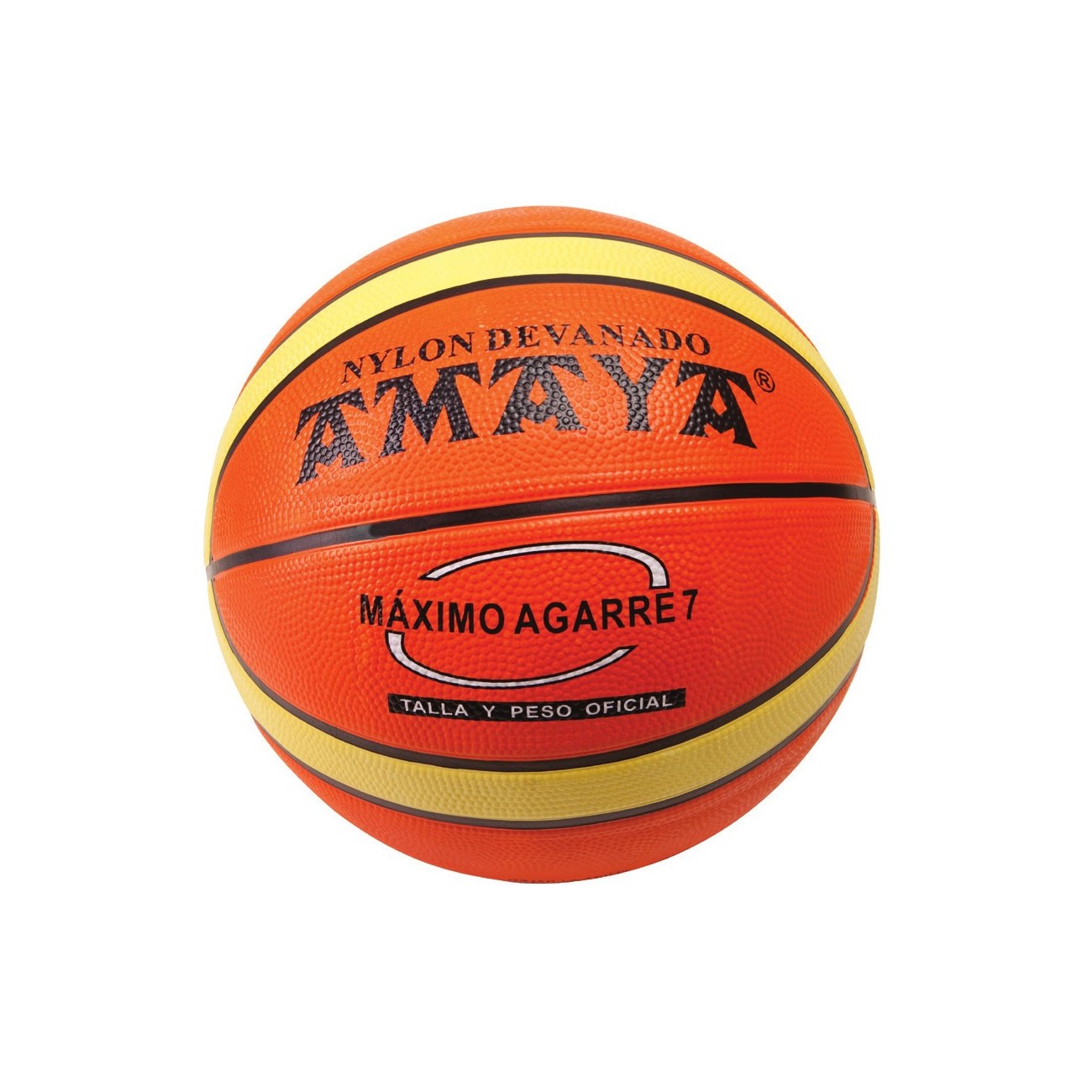 BALLON DE BASKETBALL BICOLORE RUBBER T5