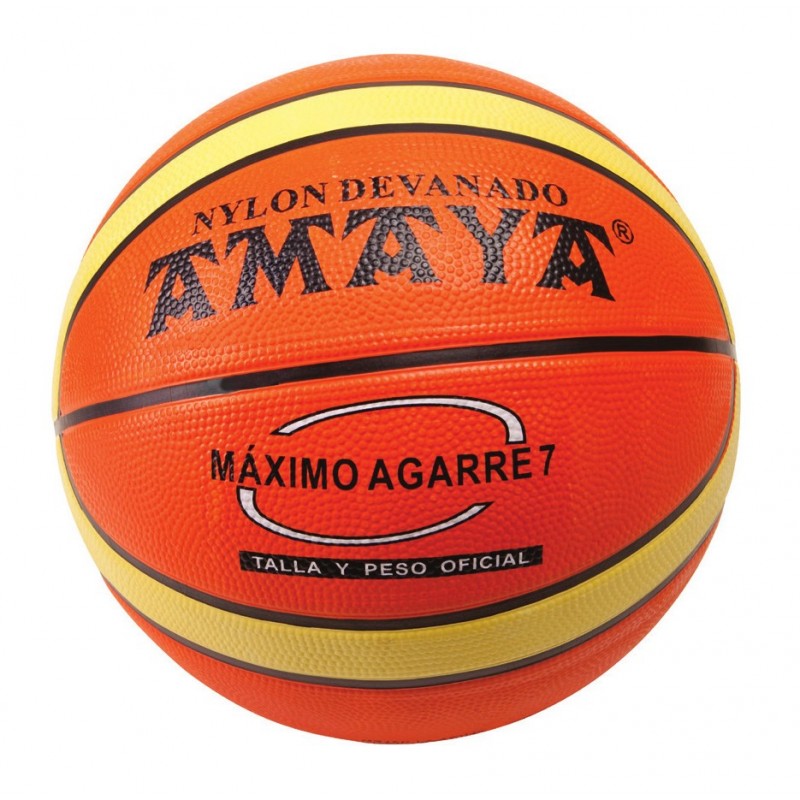 BALLON DE BASKETBALL BICOLORE RUBBER T6