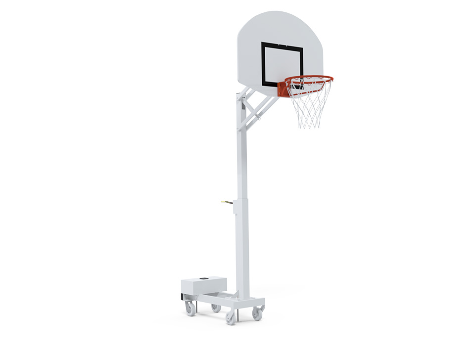 BUT DE BASKET SCOLAIRE MOBILE HAUTEUR REGLABLE 1,2 A 2,6 M - SODEX SPORT