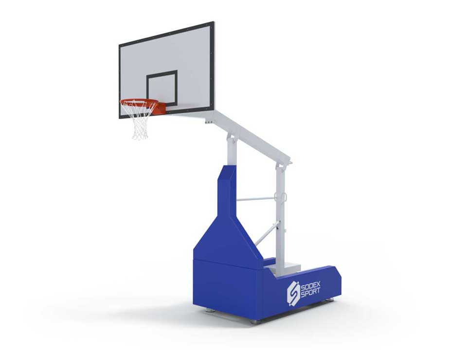 BUT DE BASKET COMPETITION INTERIEUR MOBILE ET PLIABLE DEPORT 1,2 M - SODEX SPORT