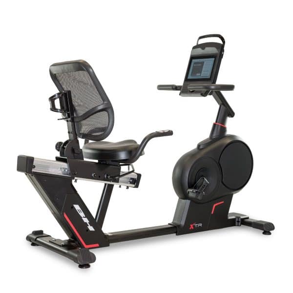 VÉLO SEMI-ALLONGÉ XTR MULTIMÉDIA NOIR - BH FITNESS