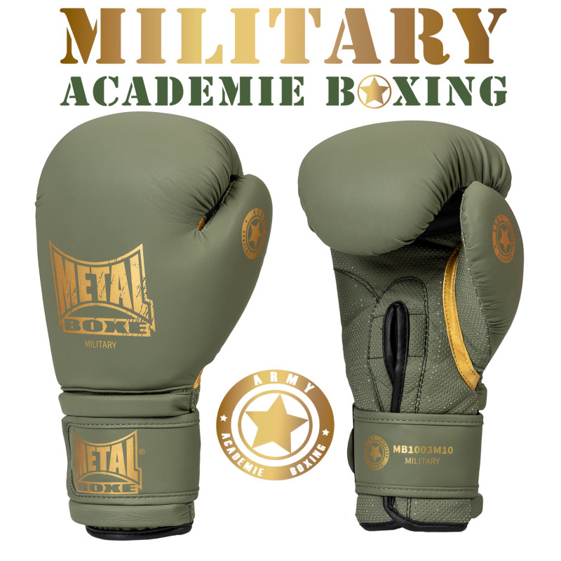 GANTS DE BOXE MILITARY GREEN - METALBOXE