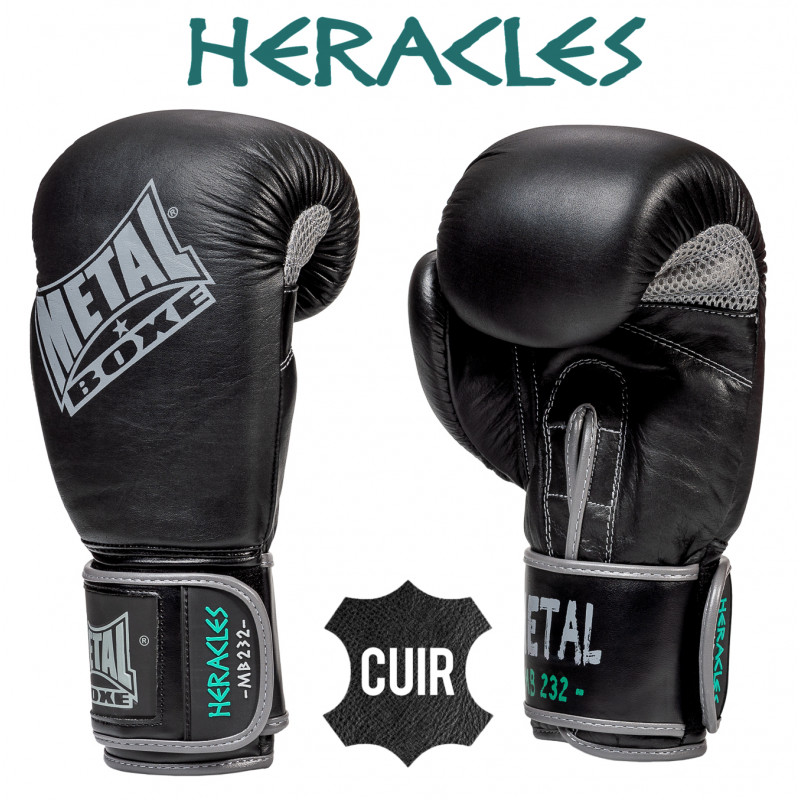 GANTS DE BOXE CUIR HERACLES - METALBOXE