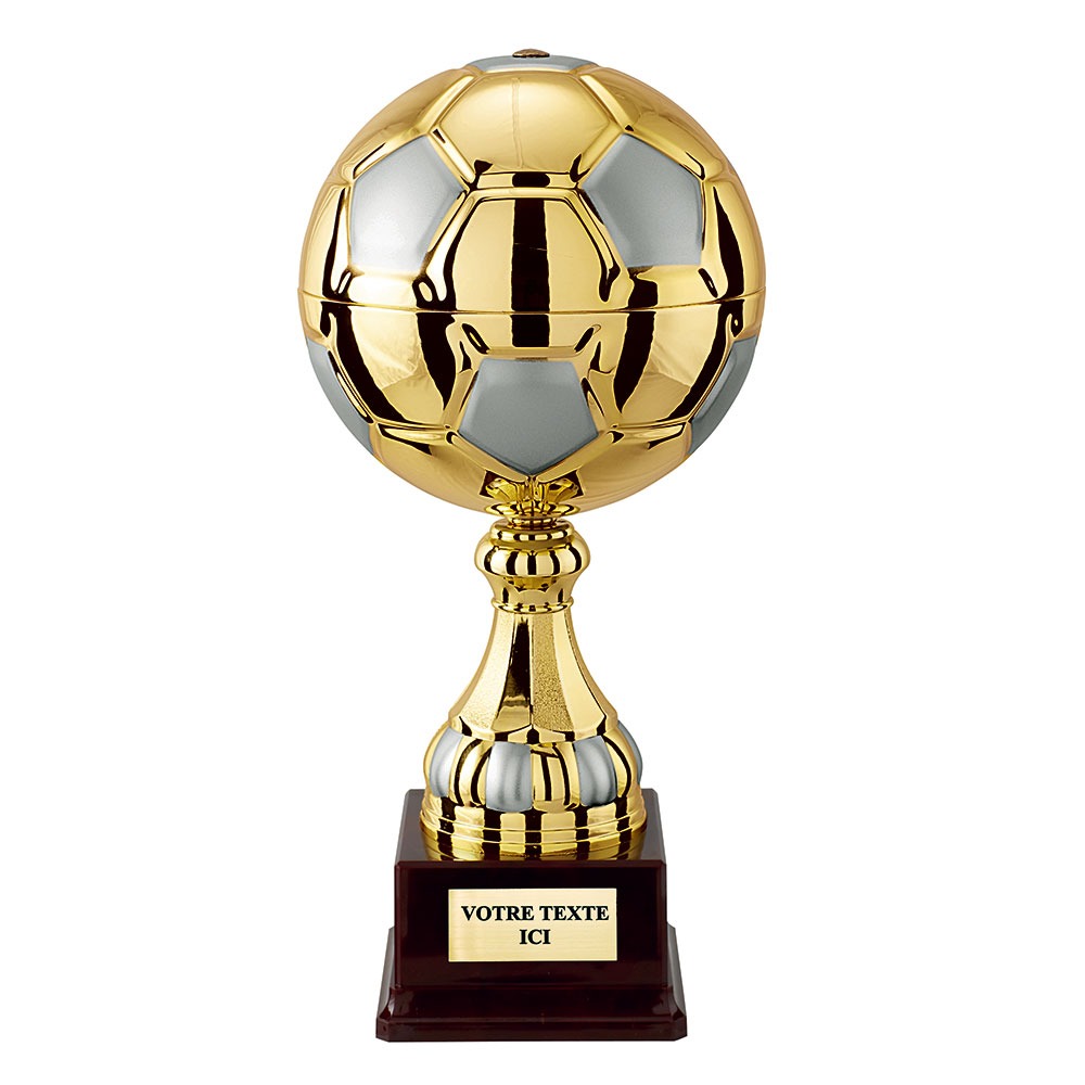 COUPE DISCIPLINE FOOTBALL OR ARGENT MAT CP4336