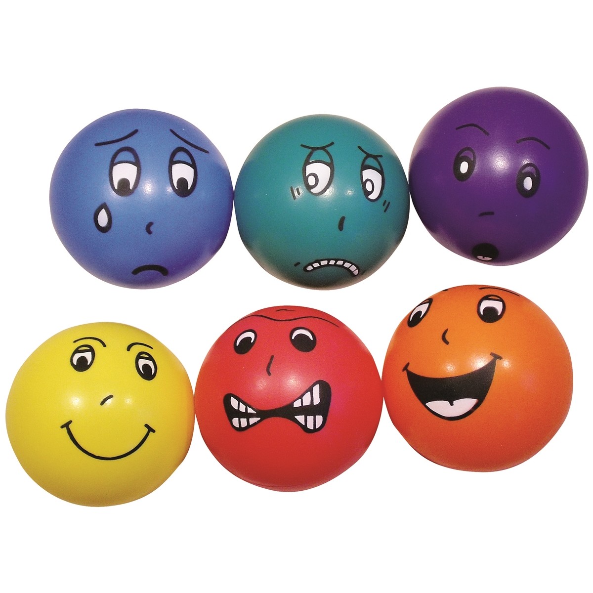 LOT DE 6 BALLES EMOTIONS - MEGAFORM