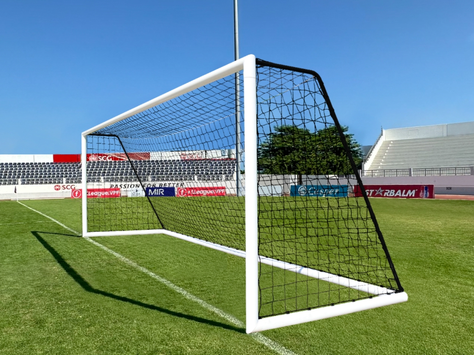 BUT DE FOOTBALL À 11 TRANSPORTABLE ALU AVEC ARCEAUX - SODEX SPORT