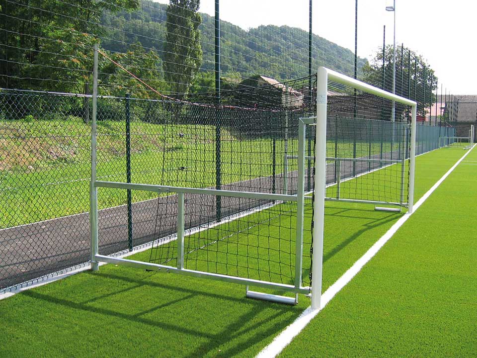 FILET DE FOOT À 8 POUR BUT RABATTABLE FORME TRAPÉZOÏDALE - SODEX SPORT