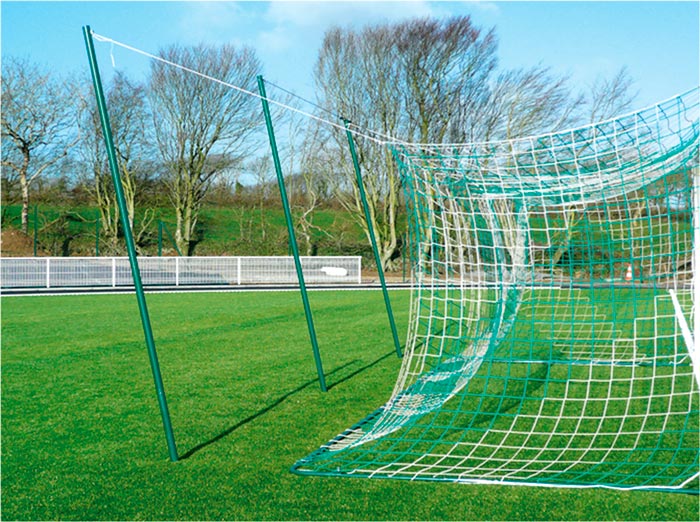 JEU DE 6 MATS ARRIERES POUR BUTS DE FOOTBALL A 11 - METALUPLAST