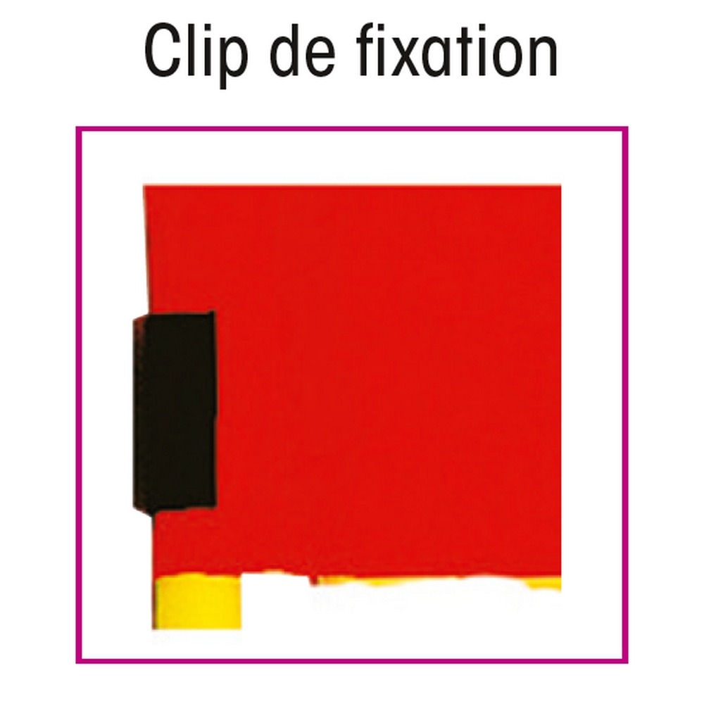 LOT DE 4 CLIPS POTEAUX DE CORNER