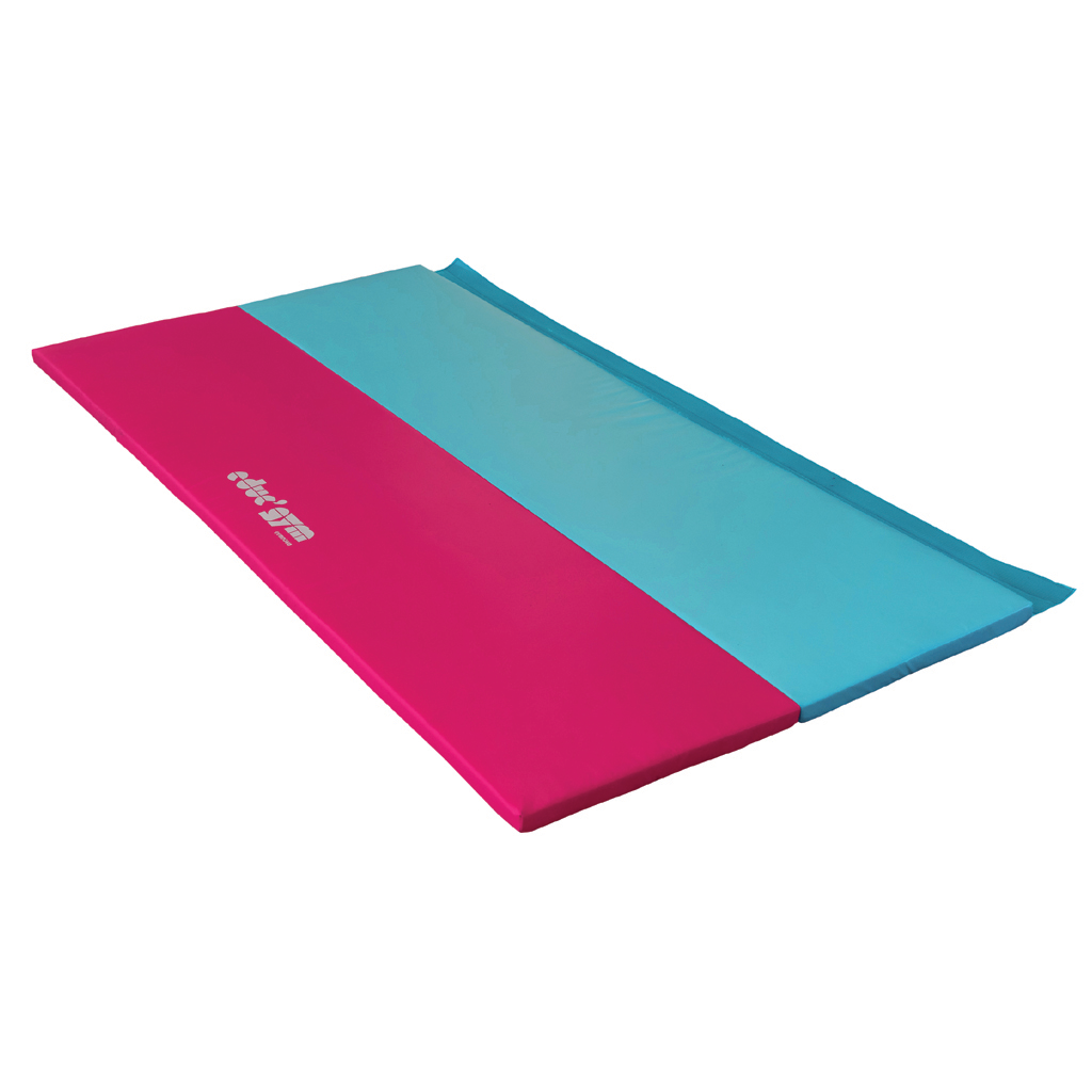 TAPIS PLIANT BLEU/ROSE - 200X100X4CM - EDUC'GYM