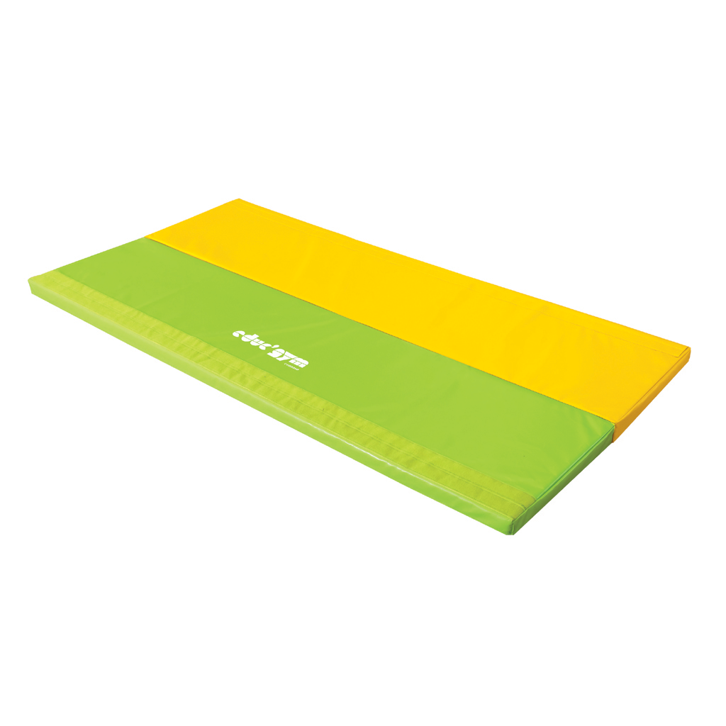 MATELAS PLIANT VERT/JAUNE - 200X100X10CM - EDUC'GYM