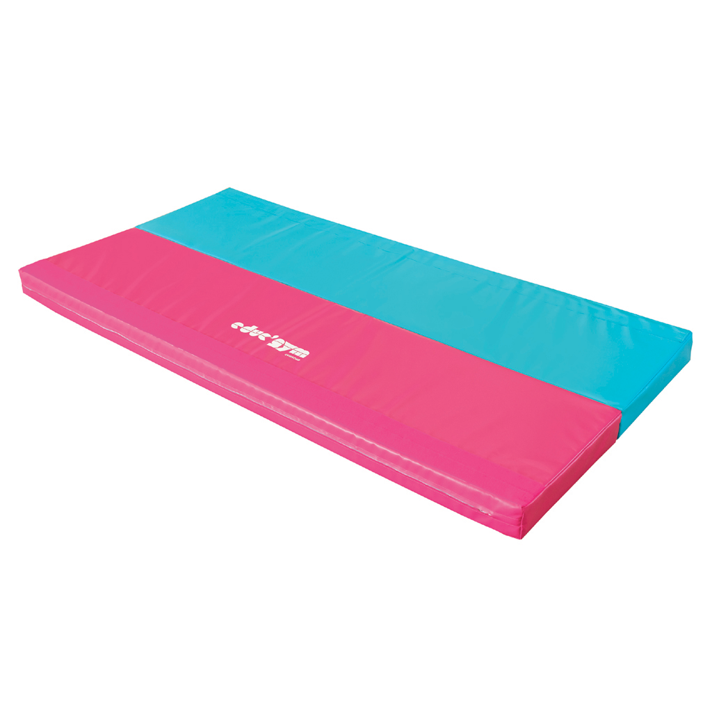 MATELAS PLIANT BLEU/ROSE - 200X100X10CM - EDUC'GYM