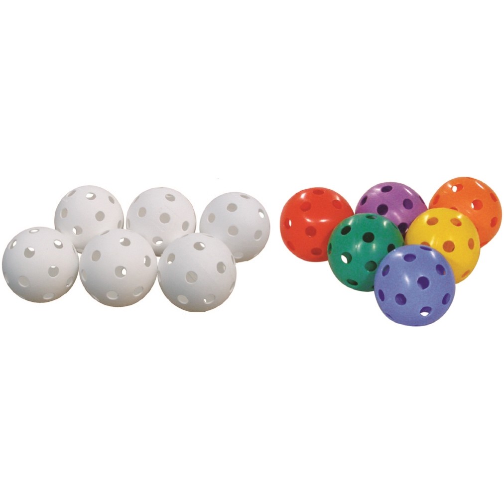 LOT DE 6 BALLES D'UNIHOCKEY - MEGAFORM