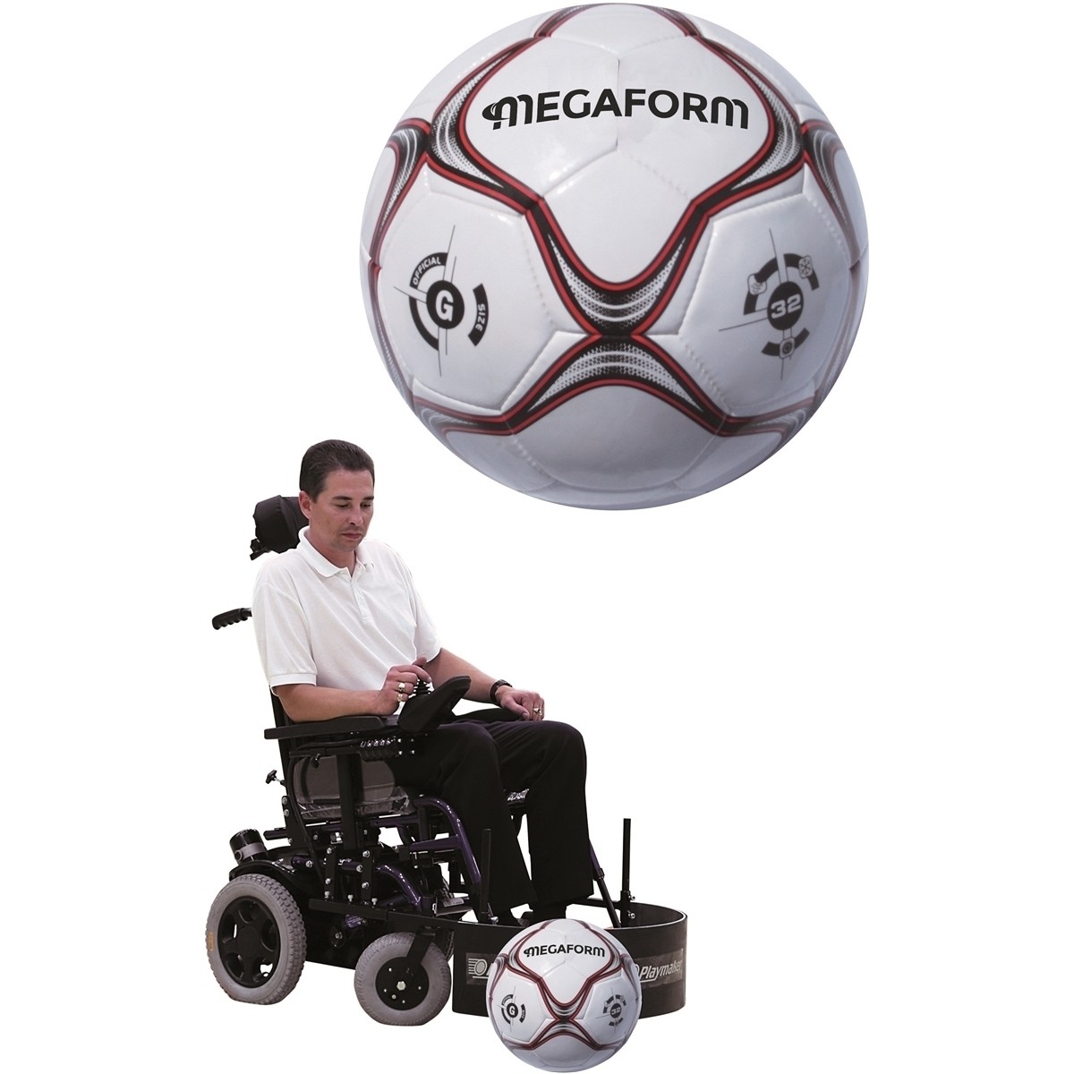 BALLON DE FOOTBALL FAUTEUIL - MEGAFORM