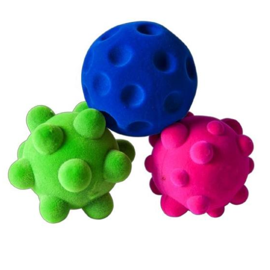 LOT DE 3 MINI BALLES SENSORIELLES - MEGAFORM