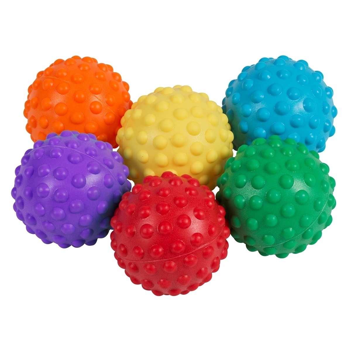 LOT DE 6 BALLONS TACTILES - MEGAFORM