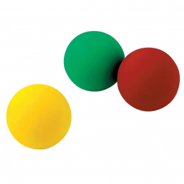 LOT DE 3 BALLES A JONGLER EN PVC