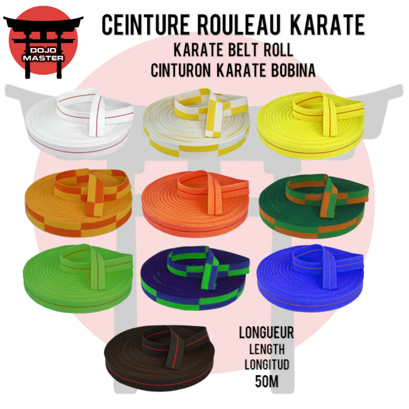 ROULEAU DE CEINTURE DE KARATE - METALBOXE