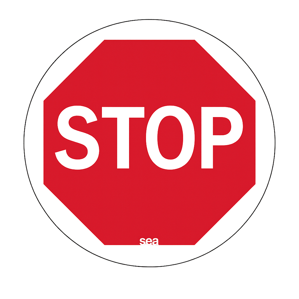 PANNEAU SÉCURITÉ ROUTIÈRE - STOP