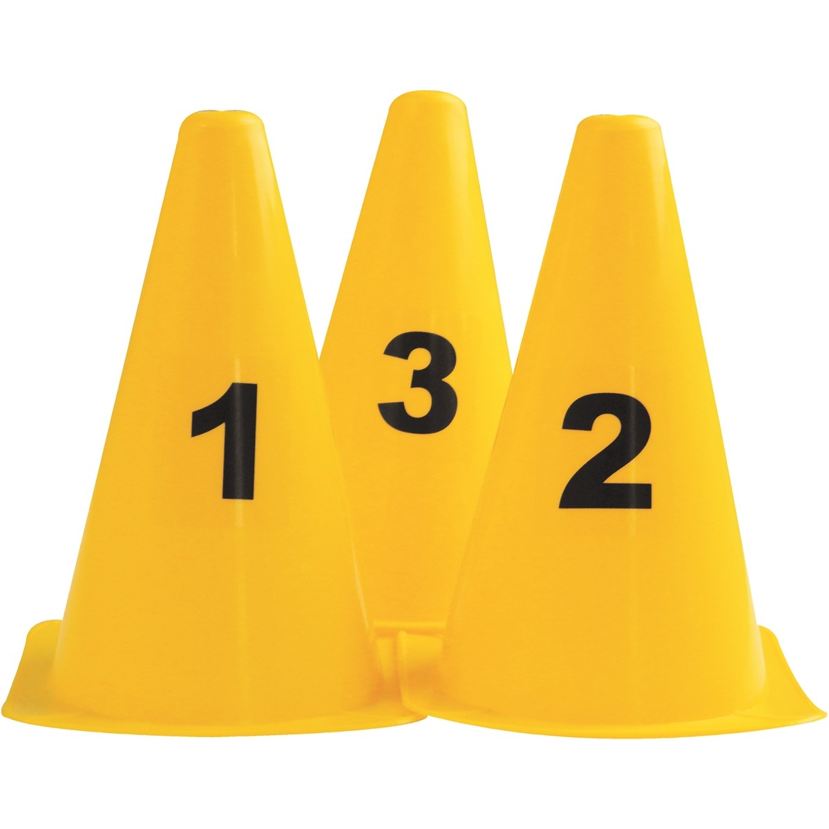 LOT DE 10 CONES NUMEROTES 25 CM - MEGAFORM