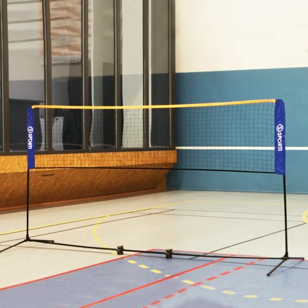 KIT TERRAIN BADMINTON PLIABLE 