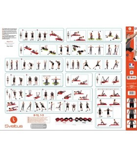GUIDE EXCERCICE POSTER ELASTIBAND 3 FORCES - SVELTUS