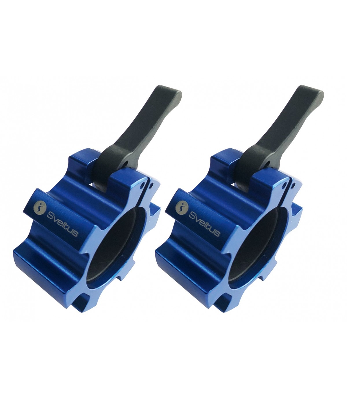 PAIRE DE STOP DISQUE ALUMINIUM BLEU Ø51 MM - SVELTUS