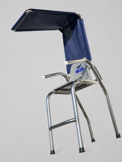 SUPPORT TOILE SOLAIRE CHAISE SURVEILLANCE - SEVA PISCINE