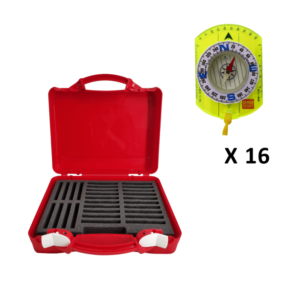 COFFRET SCOLAIRE 16 BOUSSOLES D'ORIENTATION POWER