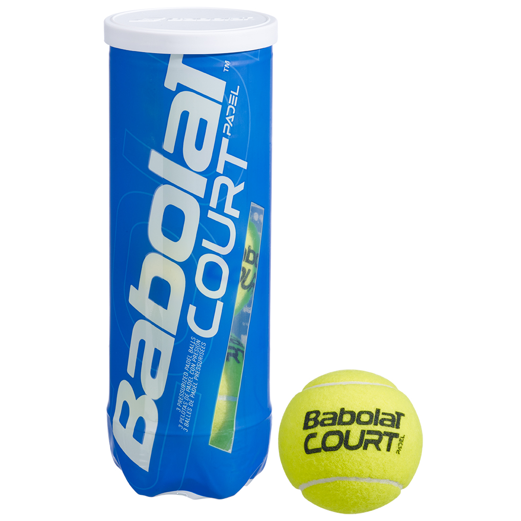 TUBE DE 3 BALLES DE PADEL COURT - BABOLAT