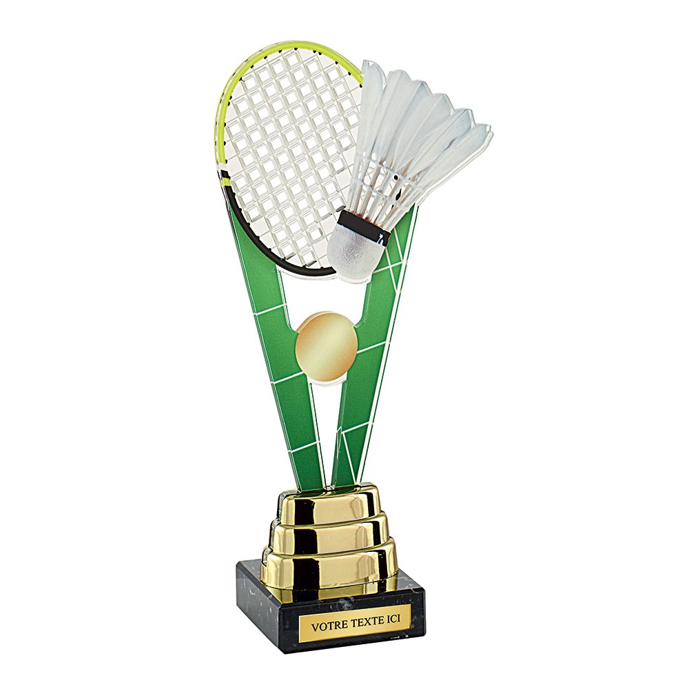 TROPHEE ACRYLIQUE BADMINTON 23 CM PN015