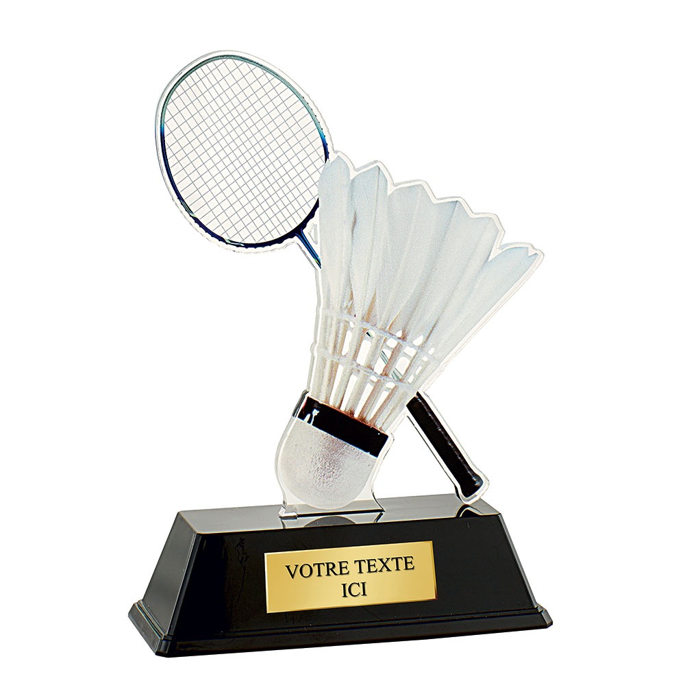 TROPHEE ACRYLIQUE BADMINTON 16 CM PN016