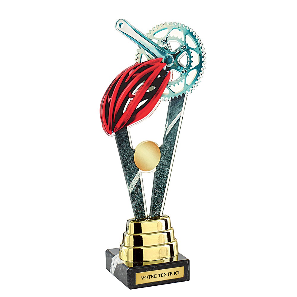 TROPHEE ACRYLIQUE CYCLISME 24 CM PN021
