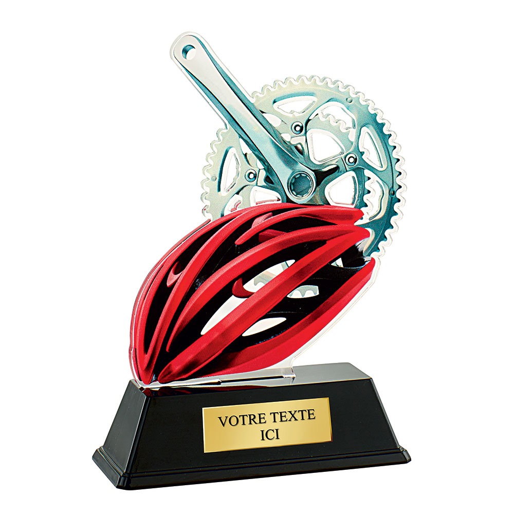 TROPHEE ACRYLIQUE CYCLISME 16 CM PN022