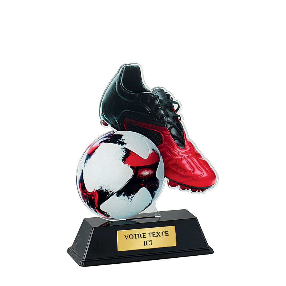 TROPHEE ACRYLIQUE FOOTBALL 16 CM PN028