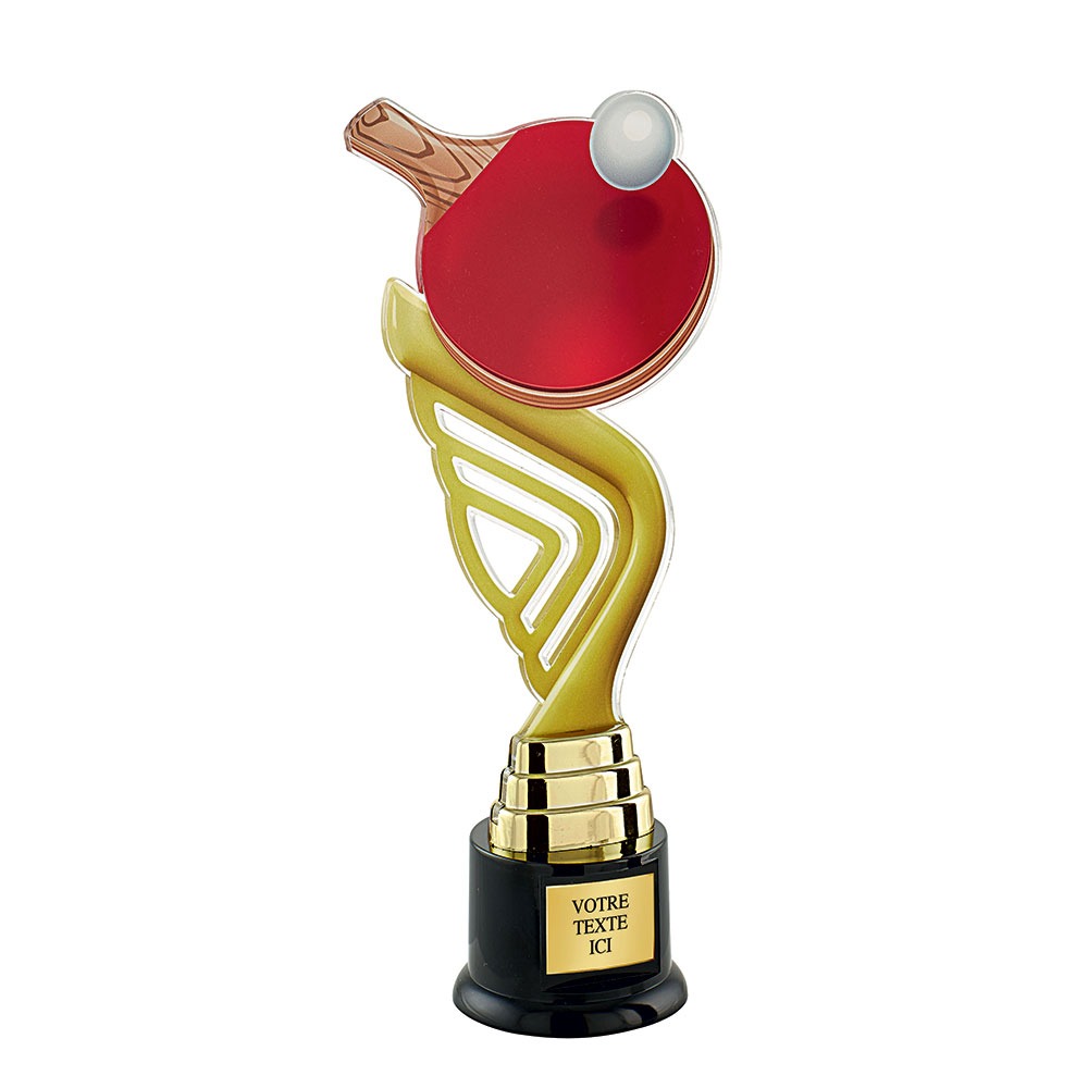 TROPHEE ACRYLIQUE PING PONG 31 CM PN047