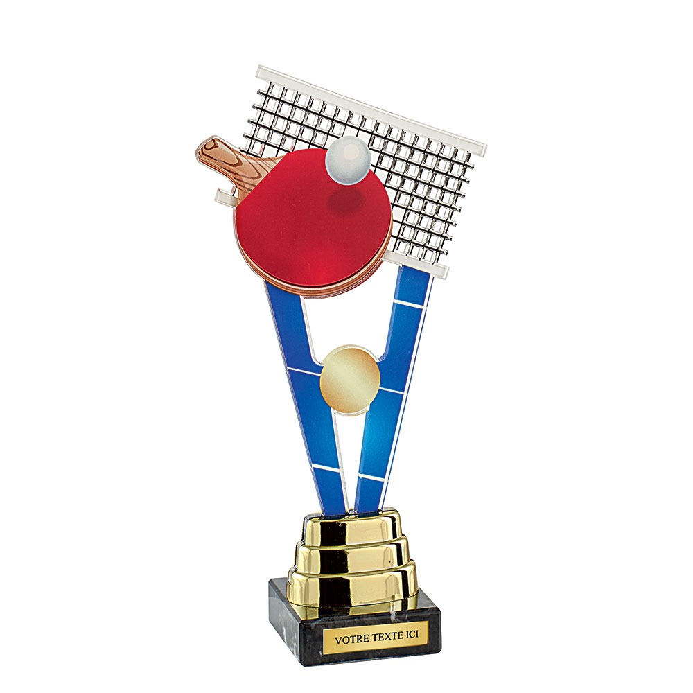 TROPHEE ACRYLIQUE PING PONG 24 CM PN048