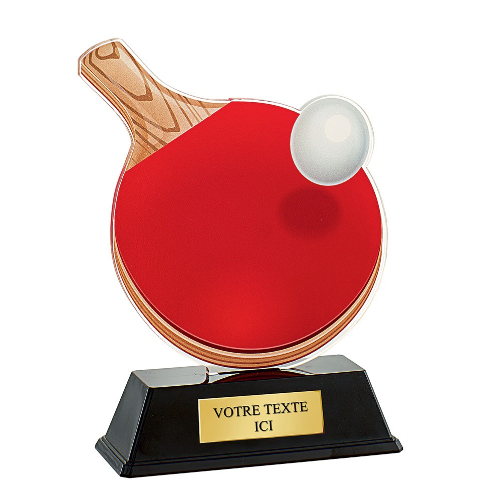 TROPHEE ACRYLIQUE PING PONG 16 CM PN049