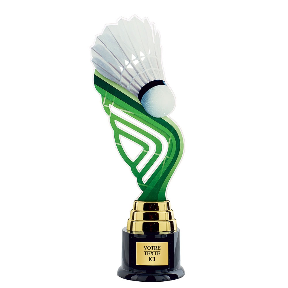 TROPHEE ACRYLIQUE BADMINTON 31 CM PN059