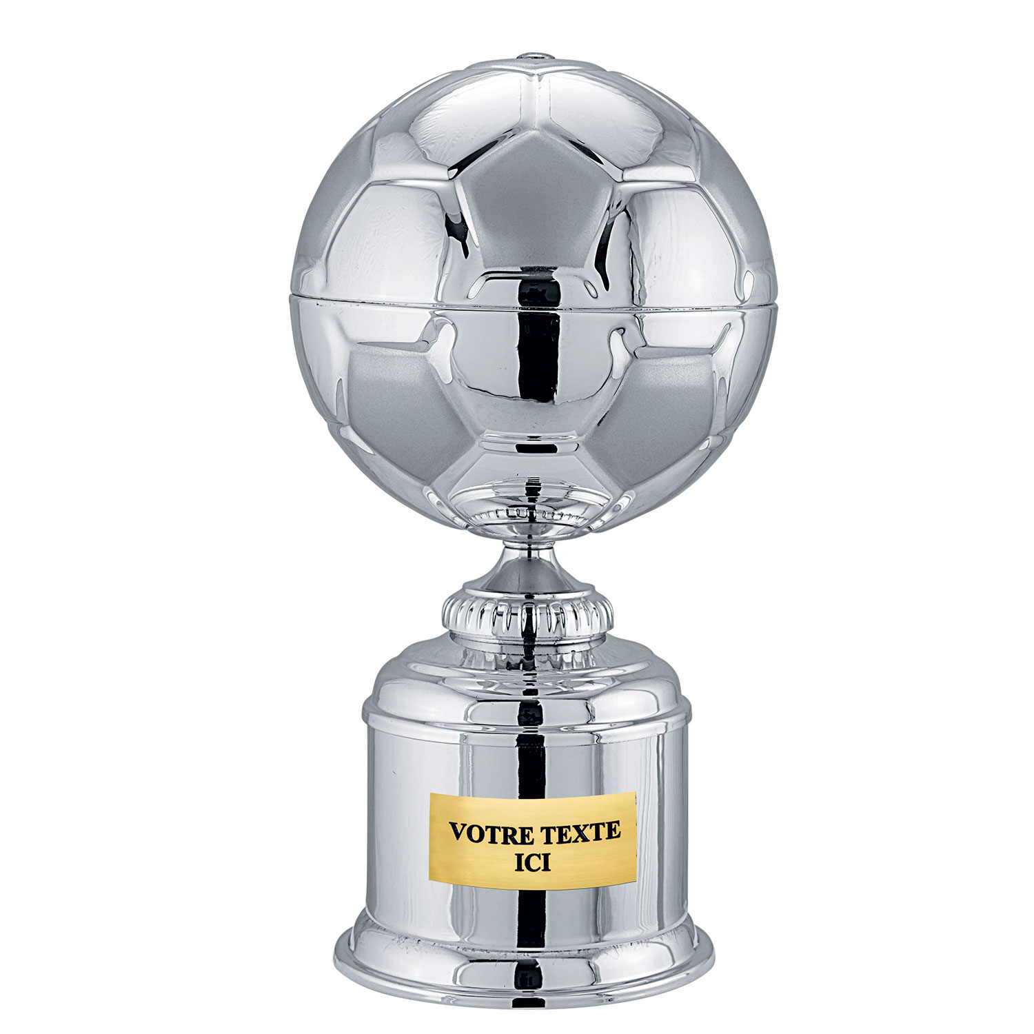 COUPE DISCIPLINE FOOTBALL ARGENT / ARGENT MAT 34 CM - CP5311