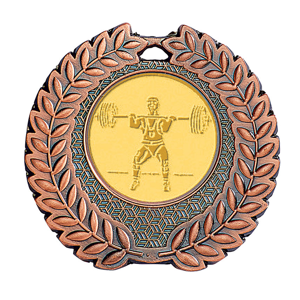 MÉDAILLE PORTE-CENTRE ZAMAK 50 MM  - M550