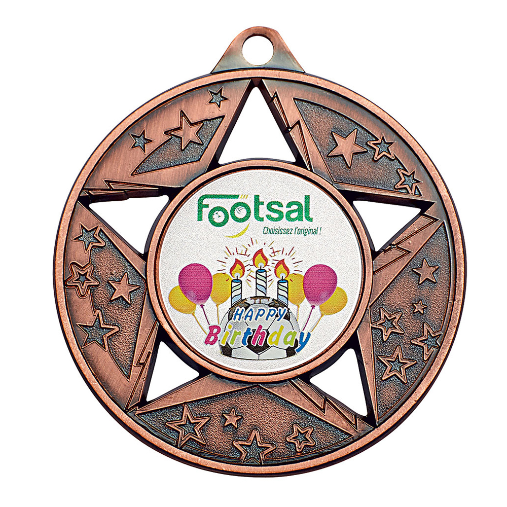 MÉDAILLE PORTE-CENTRE ZAMAK 50 MM  - M577