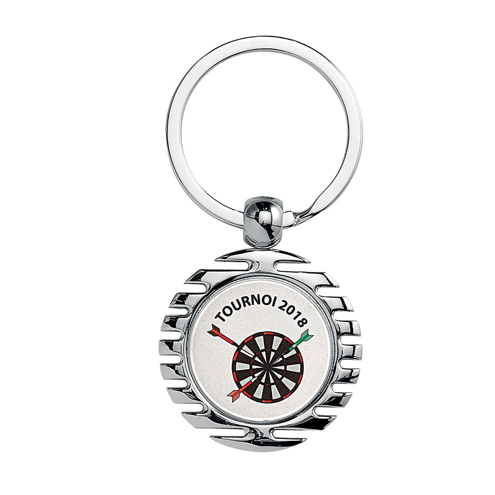 PORTE-CLEFS ARGENT - M945