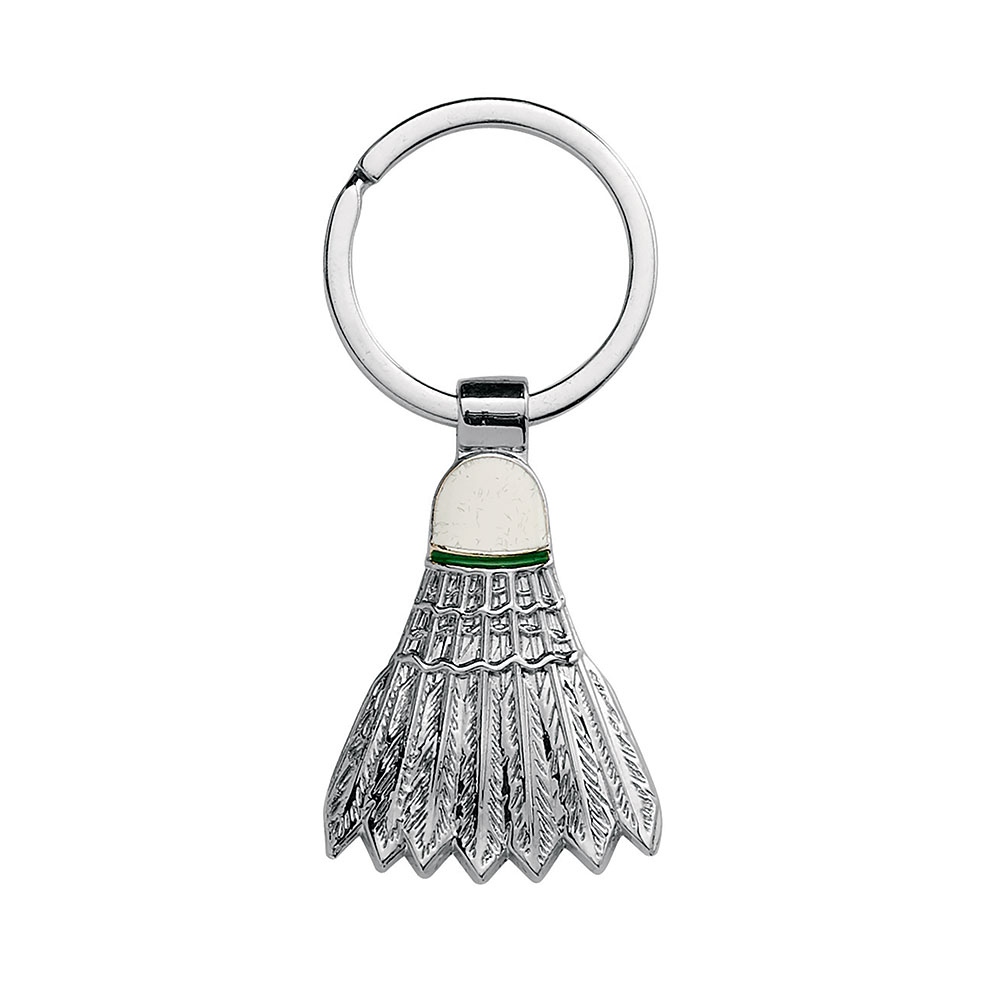 PORTE-CLEFS ARGENT BADMINTON - M981