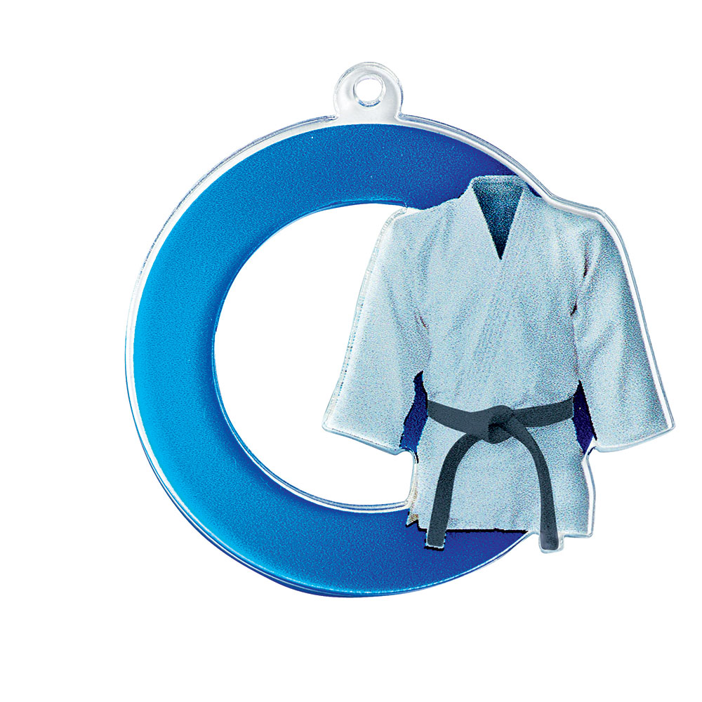 MÉDAILLE ACRYLIQUE JUDO 50 MM - MAN08